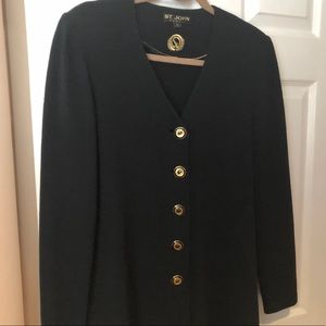 St. John basics classic black jacket